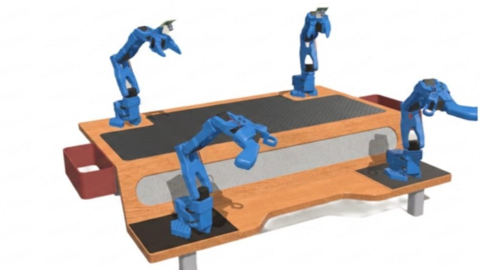 ROVA 5 Bimanual Set - 2* Leader Arm & Follower Arm