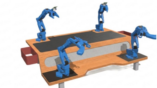 ROVA 5 Bimanual Set - 2* Leader Arm & Follower Arm