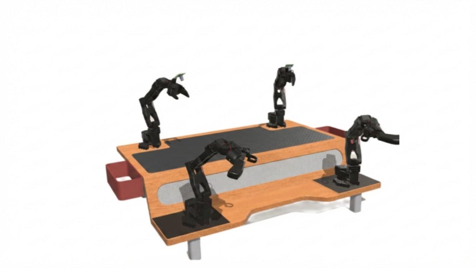 ROVA 5 Bimanual Set - 2* Leader Arm & Follower Arm